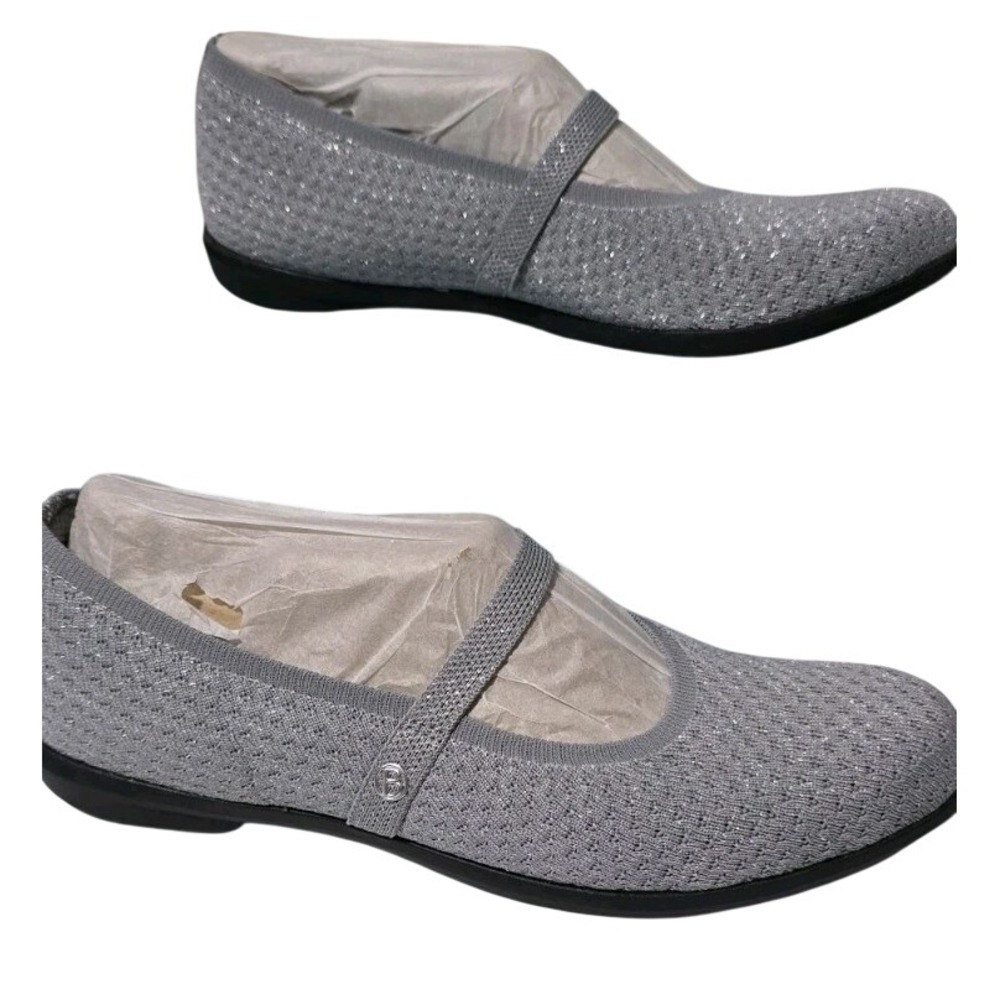 BZees Shoes Womens Size 11M Gray Slip On‎ Sandals Comfortable